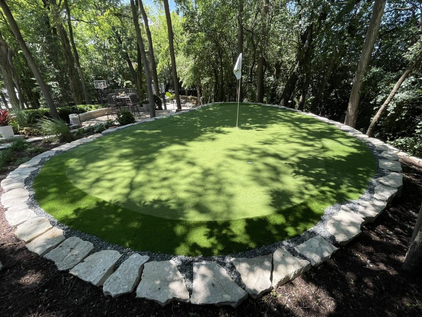 Luxury backyard in Downers Grove, IL